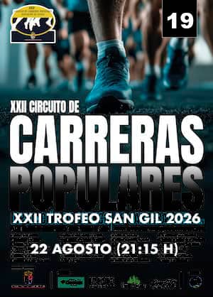 Cartel circuito carreras diputacion 2025 600